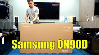 Samsung QN90D Neo QLED 2024 Unboxing Setup Test and Review with 4K HDR Demo Videos [upl. by Nautna]