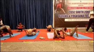 CBSE Yoga competition Tamils Yoga performance  yogaforhealth yogacompetition yoga yogalife [upl. by Tessa]