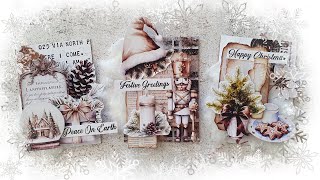 Christmas ATC • TUTORIAL • 2024 [upl. by Docile]