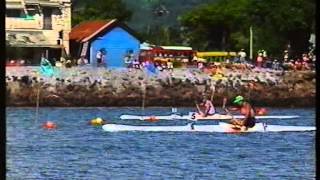 World Sprints Samoa 1994 Molokai Hoe 1993 Nationals Lake Pupuke 1993 [upl. by Dalenna400]