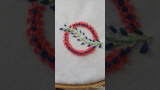 So Easy Circle Motifs Hand Embroidery Design For Beginners Diyshortembroidery youtubeshortsart [upl. by Noirb227]