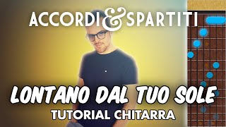 LONTANO DAL TUO SOLE Tutorial Chitarra  Neffa [upl. by Egedan]