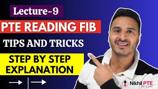 LECTURE 9 PTE READING  FILL IN THE BLANKS TIPS AND TRICKS FULL EXPLANATION [upl. by Kalvn]