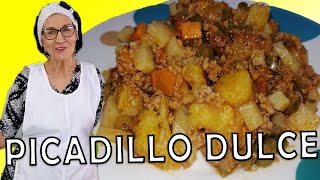 Como hacer Picadillo Dulce de Carne Molida [upl. by Erna]