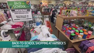 BackToSchool shopping at Hamricks [upl. by Ydnim]