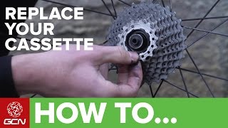 How To Change Your Cassette  Road Bike Maintenance [upl. by Maxentia844]