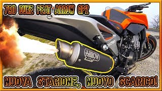 790 Duke feat ARROW GP2  Nuova Stagione Nuovo scarico 2k  RAW AUDIO [upl. by Raab]