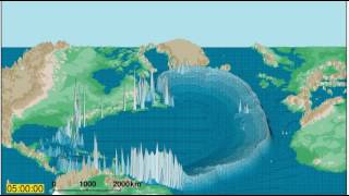 Massive asteroid tsunami destroys East coast of US on March 16 2880 [upl. by Kenney]