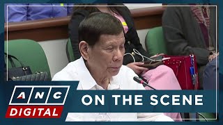 WATCH ExPresident Rodrigo Duterte issues opening statement at Senate drug war probe  ANC [upl. by Harod]