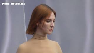 Hari Nef  Paris Fashion Week 3 march 2024 show Balenciaga [upl. by Kulda]