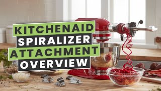 KitchenAid Spiralizer 5KSM1APC  Accessories Overview [upl. by Edris141]