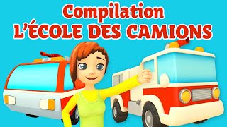 Lécole des camions 1 saison  tous les épisodes Dessin animé en français pour enfants [upl. by Anjali]