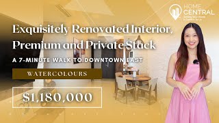 Watercolours Executive Condominium Home Tour  Renovated Interior Premium and Private Stack [upl. by Laurita397]