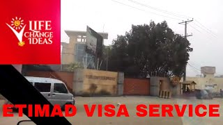 BIOMETRIC ETIMAD VISA CENTER LAHORE COMPLETE LOCATION GUIDE IN URDU HINDI VLOG 2021 Google map guide [upl. by Gavini750]