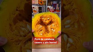 Puré de calabaza sin horno 🎃❤️ recetasfaciles [upl. by Ahsed]