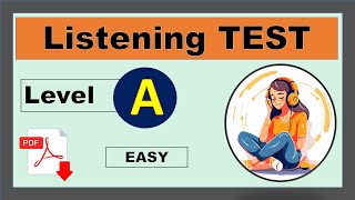 Listening exercise  TRUE or FALSE  Level A easy  Basic Listening Exercises  Easy Listening [upl. by Adnovaj614]