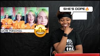 BILLIE EILISH ANSWERS INCREASINGLY PERSONAL QUESTIONS REACTION [upl. by Naoh]