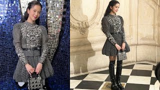 Jisoo ST0LE all spotlight at Diors Haute Couture AW 2024 runway show [upl. by Mail]