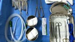 Abdominal Tubectomy surgical instrument Set  By Prems Surgical tutorial [upl. by Fidel273]