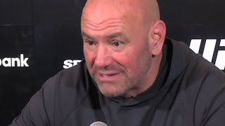 Dana White says Sean Strickland Won at UFC 297 [upl. by Zoha473]