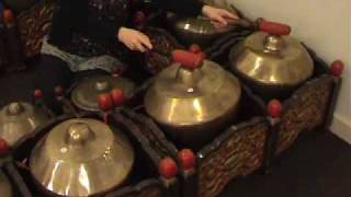 Central Javanese Gamelan Playing Techniques  Kenong [upl. by Clemens]