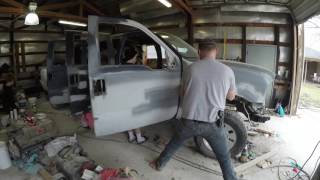 Building a 6door Superduty Part 8 Prepping for paint [upl. by Ardnoet731]