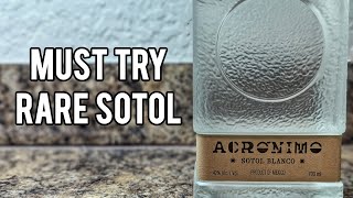 Sotol Acronimo  Bottle Showcase and Review [upl. by Nitsreik]