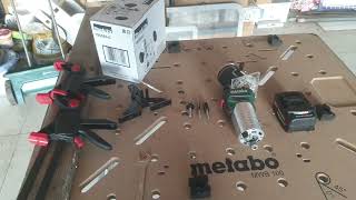 Review und Test  Metabo Kantenfräse FMV 18 LTX BL 8 mit Oberfräsenkit  Plunge Kit von Makita [upl. by Jehovah]