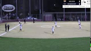 Rosemont Softball Versus Wilson College [upl. by Orofselet]