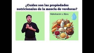 Mezcla de verduras  Colaciones saludables en lengua de señas chilena [upl. by Wilinski]