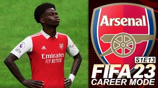 ARE WE BOTTLING TOP 4  FIFA 23 ARSENAL CAREER MODE S1E13 [upl. by Ress]