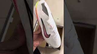 Nike Air Zoom Mercurial Vapor 15 Elite TF Artificial Turf Soccer Shoes  WhiteBlackPink [upl. by Gerius]