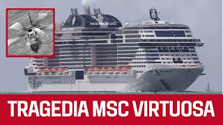 MSC VIRTUOSA  Tragedia nel Canale della Manica una giovane turista muore durante una crociera [upl. by Mariele132]