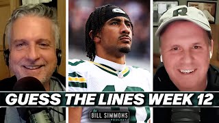 NFL Guess the Lines Week 12 With Cousin Sal  The Bill Simmons Podcast [upl. by Aihsem]