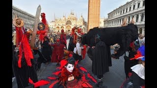 Carnevale di Venezia 2019  Corteo e festa del Giovedì Grasso percorso completo  Venice Carnival [upl. by Sibylle]