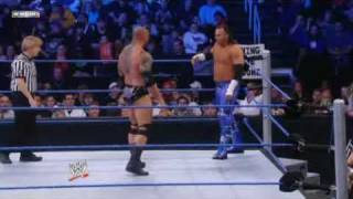 Friday Night Smackdown 2009116 Matt Hardy vs Batista 13 [upl. by Mendelson]