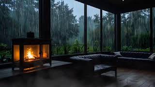 Rain Sounds for Sleeping Thunderstorm Ambience to Beat Insomnia and Anxiety [upl. by Drus]