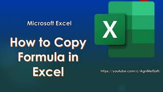 How to Copy Formula in Excel [upl. by Einohtna985]