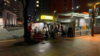 Fukuokas Best Kept Secret 21YearOld Chef and His Tipsy Dads Yatai [upl. by Rizas]