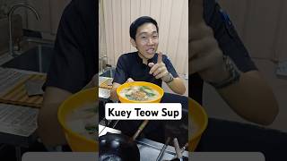 How to cook Kuey Teow Sup ⌛under 1 minute [upl. by Fredenburg]