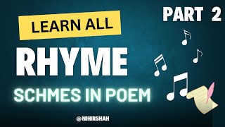 Understanding Rhyme in Poetry  Rhyme Schemes amp Styles Explained  Decoding Poems Part 2 [upl. by Huppert580]