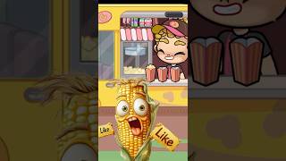 What does he do He eats corn pazu pazuworld avatarworld bocaboca corn [upl. by Orimar]