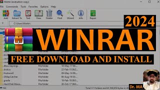 Free WINRAR 2024 Latest Edition How to Free Download and Install WINRAR for Free  ZIP and RAR [upl. by Esinyt991]