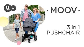 Kinderkraft MOOV 3in1 pushchair  up to 22 kg  with car seat [upl. by Hadrian]