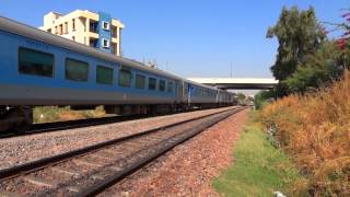 IRFCA New Delhi  Ajmer Shatabdi Express rushes toward Jaipur Jn [upl. by Knutson]