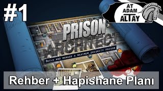 Prison Architect  Rehber  Sorunsuz Hapishane Planı 1 [upl. by Annaj]