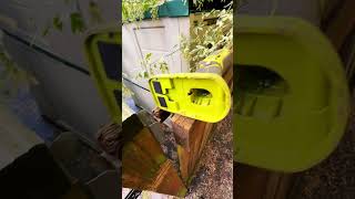 Fix Your Loose Wood Fence Panel And Gate Post In 2 Easy Steps fencerepair fence repair [upl. by Annayek442]