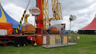 Chipperfield Brothers Attractions  Funfair Build Up Poole Harbour Festival  July 2024 funfair [upl. by Sabino]