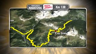 Planimetria Maratona dles Dolomites  percorso Maratona 138km [upl. by Acir]