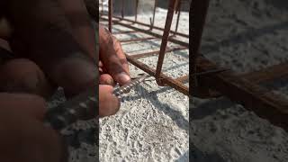 Steel band constrcution civilengineering civil buildingviralvideo short youtubeshortsvideo [upl. by Dauf]